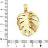 304 Stainless Steel Pendants STAS-D224-07G-02-4