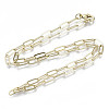 Brass Paperclip Chains MAK-S072-11B-KC-3