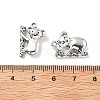 Tibetan Style Alloy Animals Pendants PALLOY-V007-01AS-06-3