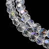 Electroplate Transparent Glass Beads Strands LS-EGLA-A035-T3mm-L19-3