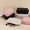 9Pcs 3 Colors Imitation Leather Zipper Cosmetic Pouches ABAG-GL0001-01-5
