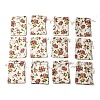 12Pcs 12 Styles Valentine's Day Printed Rectangle Burlap Cloth Packing Pouches ABAG-U006-02B-1