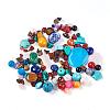 Mixed Shapes Natural & Synthetic Gemstone Beads GLAA-MSMC006-M10-1