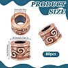 80Pcs Tibetan Style Alloy European Beads TIBEB-HY0001-18-2