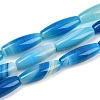 Natural Striped Agate/Banded Agate Beads Strands G-S280-10A-2