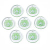 Transparent Resin Pendants RESI-N030-007C-1
