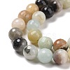 Natural Flower Amazonite Beads Strands G-E571-26C-4