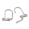 Non-Tarnish 304 Stainless Steel Leverback Earring Findings STAS-P360-02B-P-2