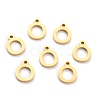 304 Stainless Steel Pendants STAS-F267-10O-G-1