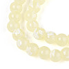 Baking Paint Glass Beads Strands DGLA-N015-6mm-08-3