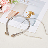Iron Hair Band Findings OHAR-WH0011-78B-4