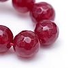 Natural White Jade Bead Strands G-R346-4mm-02-4