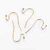 Ion Plating(IP) 304 Stainless Steel Earring Hooks X-STAS-E145-09G-2
