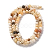 Natural Yellow Jade Beads Strands G-F591-17-4MM-3