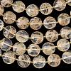 Coffee Watermelon Stone Glass Beads Strands G-A292-A04-01-5
