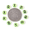 Transparent Light Green Acrylic Beads TACR-YW0001-09B-5