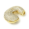 Rack Plating Brass Cubic Zirconia Pendants KK-S378-02G-C-2