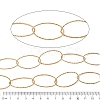 304 Stainless Steel Oval Link Chains CHS-C018-01A-G-2