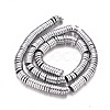 Electroplate Non-magnetic Synthetic Hematite Beads Strands X-G-F300-17C-01-2