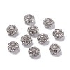 Alloy Rhinestone European Beads CPDL-H998-18-2
