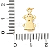 Brass Micro Pave Cubic Zirconia Pendants LS-KK-U040-05G-01-3