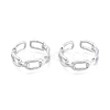 Brass Cuff Rings RJEW-F103-04-P-1