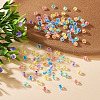 2Bags 200Pcs Transparent Glass Beads GLAA-TA0003-44H-4