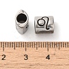 Oval with Constellation 304 Stainless Steel Beads STAS-E215-05AS-03-3