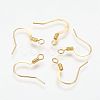 Brass French Earring Hooks KK-Q366-G-NF-1
