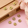 Brass Rhinestone Spacer Beads RB-A014-L5mm-01G-4