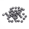 Acrylic Horizontal Hole Letter Beads OACR-E001-17-2