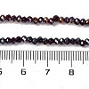 Baking Electroplate Glass Beads Strands DGLA-A039-J2MM-B22-4