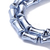 Electroplate Glass Beads Strands EGLA-Q128-13I-3