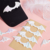 Demon Wing Rainbow Iridescent PU Leather Ornament Accessories DIY-WH0308-457A-4
