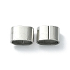 Non-Tarnish 201 Stainless Steel Slide Charms/Slider Beads STAS-C016-02P-1-2