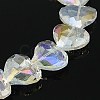 Electorplated Glass Beads EGLA-E004-09-1