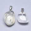 Natural Quartz Crystal Pendants G-T122-32C-2