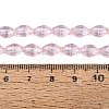 Transparent Glass Beads Strands GLAA-N071-01A-A03-4