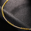 Snake Brass Crystal Rhinestone Lariat Necklaces for Women FS-WG9EF43-01-5