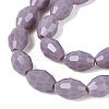 Opaque Solid Color Glass Beads Strands GLAA-N071-01A-C10-3