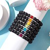 7Pcs Chakra Gemstone Stretch Bracelets Sets BJEW-JB11023-3