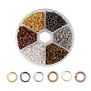2300 pcs 6 Color Iron Open Jump Rings IFIN-X0025-5mm-NF-B-1