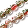 Inner Flower Handmade Lampwork Beads Strands LA-CBA3F7A-01C-1