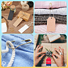 500Pcs 4 Colors Iron Brooch Findings IFIN-SP0001-46-7