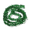 Spray Painted Transparent Glass Beads Strands X-GLAA-P060-01A-07-2