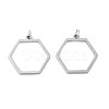 Non-Tarnish 304 Stainless Steel Pendants STAS-G324-01C-P-1
