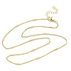 1.8MM Brass Twisted Chain Necklaces for Women NJEW-K271-15G-2