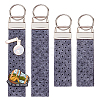 2 Bags Rectangle Felt Tab Blank Keychains KEYC-BC0001-25C-1