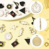 20Pcs 10 Styles Alloy Enamel Charms ENAM-FS0003-45-2