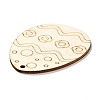 DIY Crafts Easter Egg Shape Cutouts Pendants LS-AJEW-P087-B01-08-4